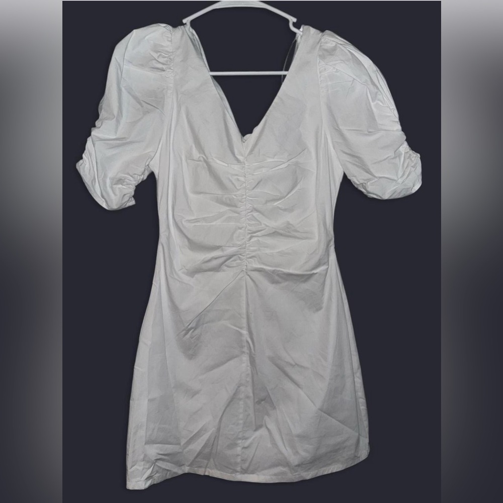 Lush White Mini Dress
